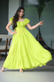 Green Cotton Maxi Dress