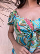 Bird Printed Boho Maxi Dress