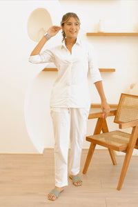 Vanilla Linen Coord Set