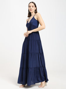Women’s Navy Blue Maxi Dress