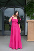 Pink Cotton Maxi Dress
