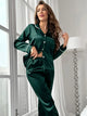 Luxe Lounge Dreams Co-ord Set – Emerald Green