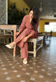Coco Brown Cotton Cord Set