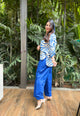 White Blue Cord Set