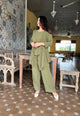Green Soft Cotton Cord Set