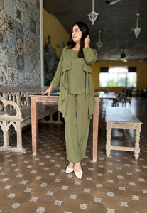 Green Soft Cotton Cord Set