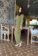 Green Soft Cotton Cord Set