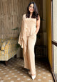 Beige Soft Cotton Cord Set