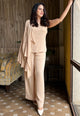 Beige Soft Cotton Cord Set