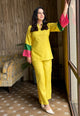Yellow Cotton Cord Set