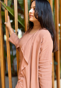 Solid Light Brown Cord Set