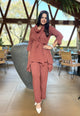 Rust-Toned Solid Cord Set