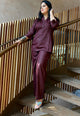 Maroon Cotton Cord Set