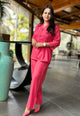 Pink Cotton Cord Set