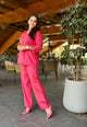 Pink Cotton Cord Set