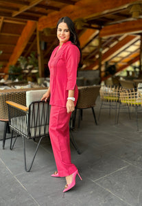 Pink Cotton Cord Set