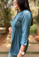 Blue Cotton Cord Set