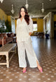 White Cotton Cord Set