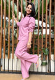 Onion Pink Cotton Cord Set