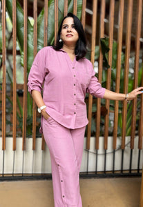 Onion Pink Cotton Cord Set