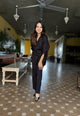 Black Cotton Cord Set