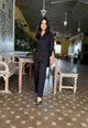Black Cotton Cord Set