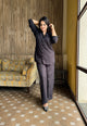 Black Cotton Cord Set