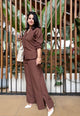 Brown Cotton Cord Set