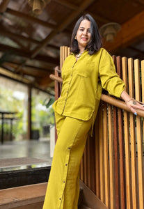Chrome Yellow Cotton Cord Set