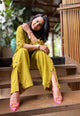 Chrome Yellow Cotton Cord Set