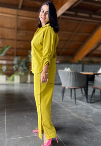 Chrome Yellow Cotton Cord Set
