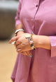 Onion Pink Cotton Cord Set