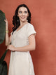 Indibelle Linen Touch Co-ord Set (Off White)