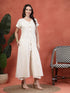 upgrad Linen Touch Co-ord Set (Off White)