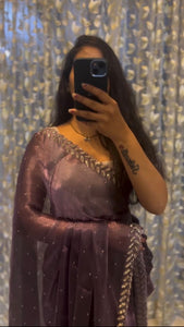 Pure soft Jimmy choo silk sarees with amazing sequins work