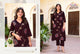 fancy and subtle floral design kurti pair