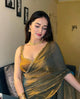 Soft Jimmy Choo Fandy Silk Saree With Hand Work Lace Boarder