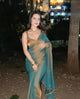 Soft Jimmy Choo Fandy Silk Saree With Hand Work Lace Boarder