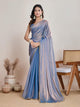 Soft Jimmy Choo Fandy Silk Saree With Hand Work Lace Boarder