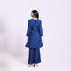Navy Blue embroidered Kurta Set