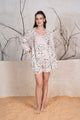 Floral Rayon Nightsuit With Shorts