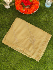 party wear saree with stone work (with blouse piece)