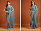 Soft Jimmy Choo Fandy Silk Saree With Hand Work Lace Boarder