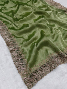 Sangani New Designer Green Saree Launch