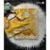 Yellow Beautiful multi coding Daga & gota embroidery work Boder  designer saree