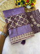 BRAND UPGRAD HUB PURE GOLD CRUSH SAREE