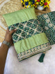 BRAND UPGRAD HUB PURE GOLD CRUSH SAREE