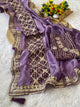 BRAND UPGRAD HUB PURE GOLD CRUSH SAREE