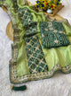 BRAND UPGRAD HUB PURE GOLD CRUSH SAREE