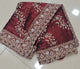 Maroon Diamond Hand Work Party Wear Launching Designer saree jimmy Choo Fabric With Glitter Dori Embroidery work